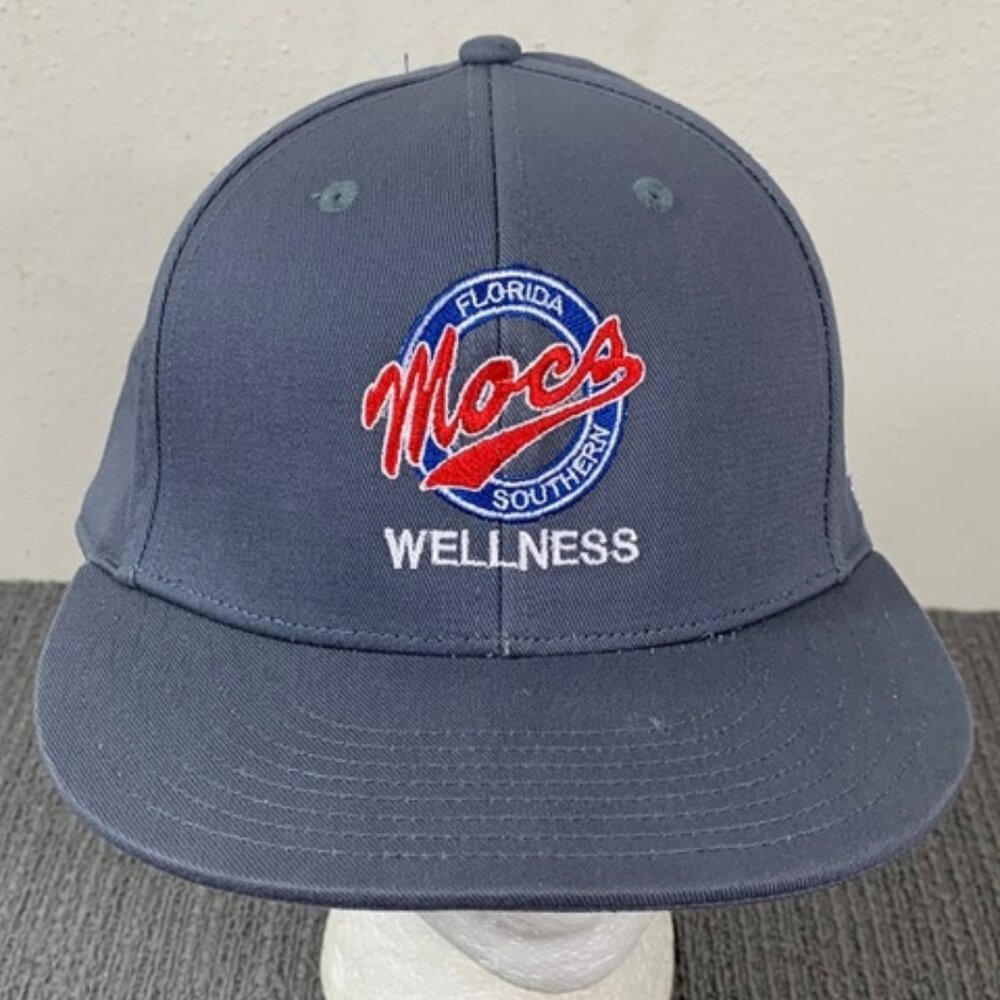 Florida Southern Mocs Wellness Snapback Hat Baseball Cap Unisex OSFM Gray Adidas